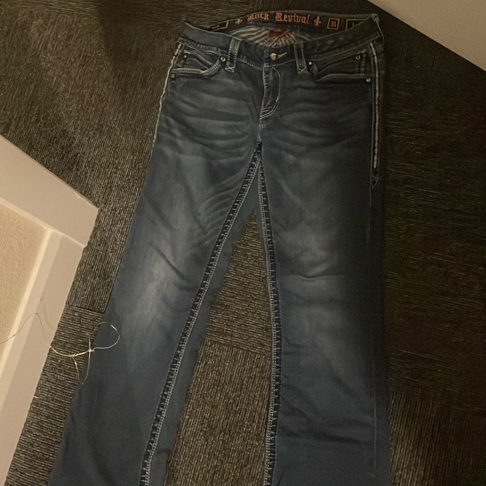 Rock revival jeans Leah boot size 31